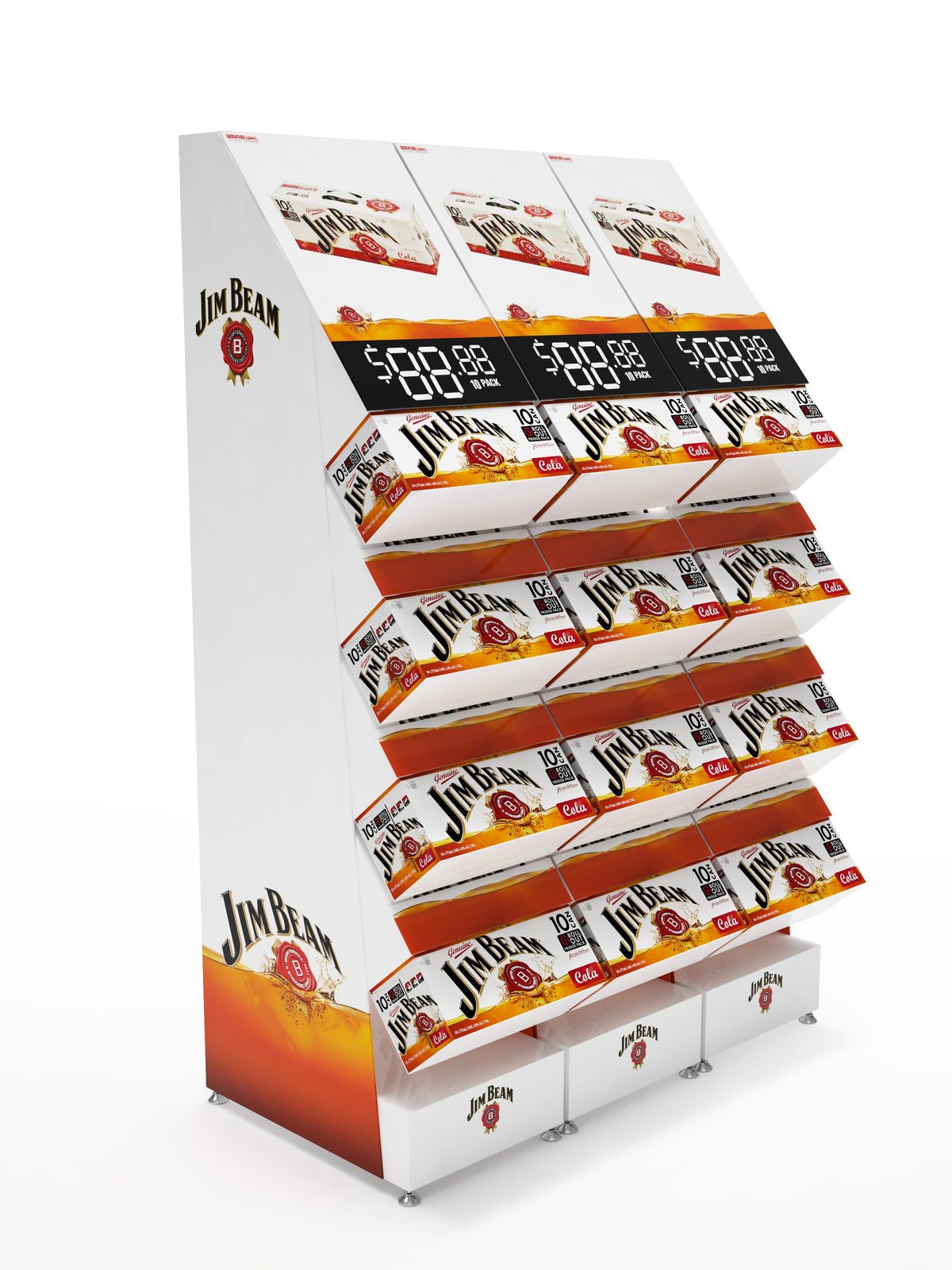 Triangular Cardboard Display Cardboard Displays - Informed Design